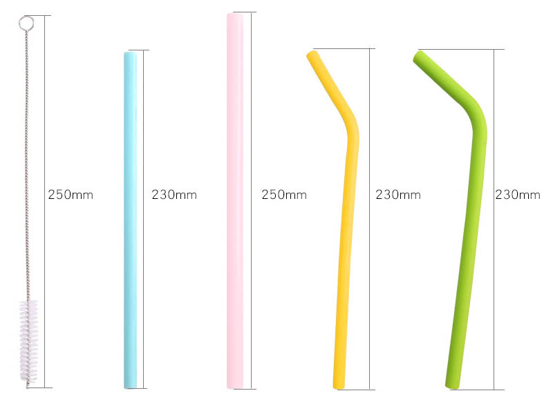 reusable silicone straw